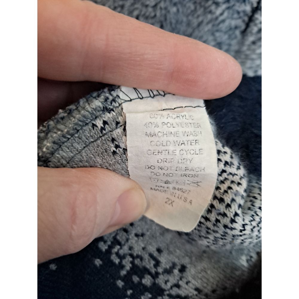 Rear Bear Ridge Outfitters Penn State Fleece Jacket Full Zip Pullover 2X - Picture 5 of 8